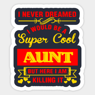 aunt Sticker